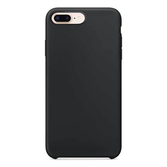 Microsonic Apple iPhone 7 Plus Kılıf Liquid Lansman Silikon Siyah 2