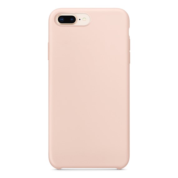 Microsonic Apple iPhone 8 Plus Kılıf Liquid Lansman Silikon Kum Pembesi 2