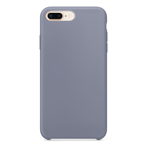 Microsonic Apple iPhone 8 Plus Kılıf Liquid Lansman Silikon Lavanta Grisi 2