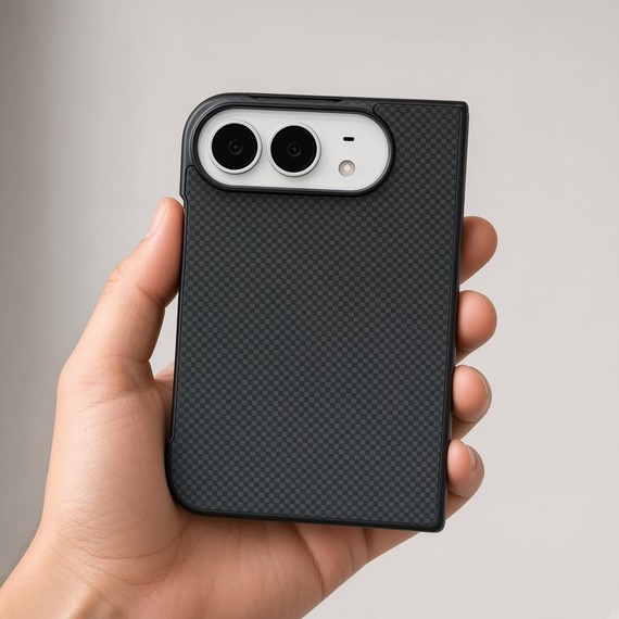 Microsonic Apple iPhone Duo Kılıf CarbonMag Luxe Bordo 2