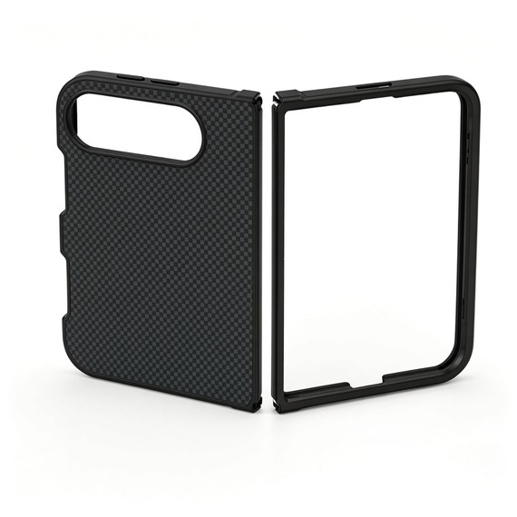 Microsonic Apple iPhone Duo Kılıf CarbonMag Luxe Siyah 3