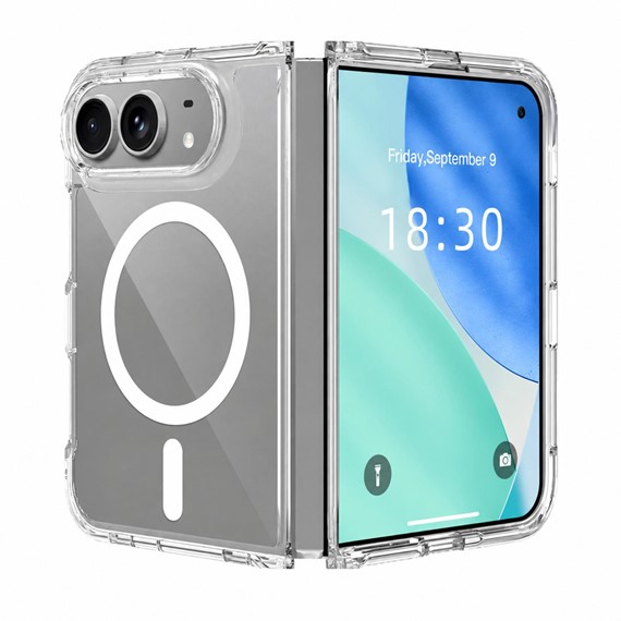 Microsonic Apple iPhone Duo Kılıf MagSafe Clear Soft Şeffaf 1