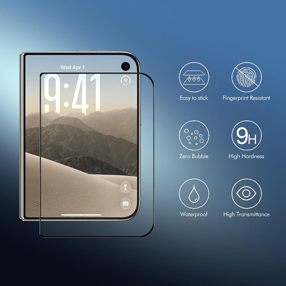 Microsonic Apple iPhone Duo Tam Kaplayan Ekran Koruyucu Siyah 4