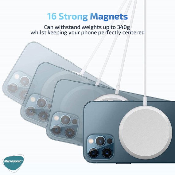 Microsonic Apple iPhone MagSafe Şarj Aygıtı Beyaz 5