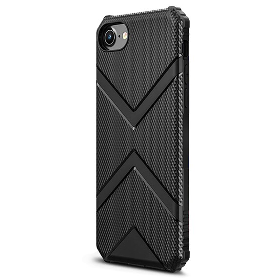 Microsonic Apple iPhone SE 2020 Kılıf Diamond Shield Siyah 2