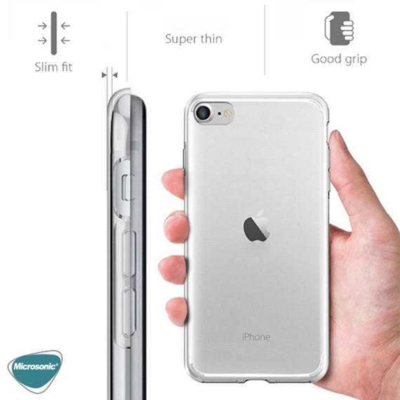 Microsonic Apple iPhone SE 2020 Kılıf Kristal Şeffaf 3