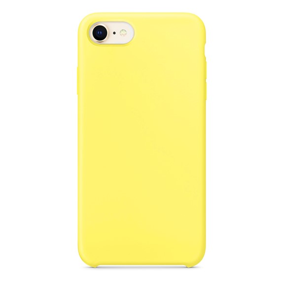 Microsonic Apple iPhone SE 2020 Kılıf Liquid Lansman Silikon Güneş Sarısı 2