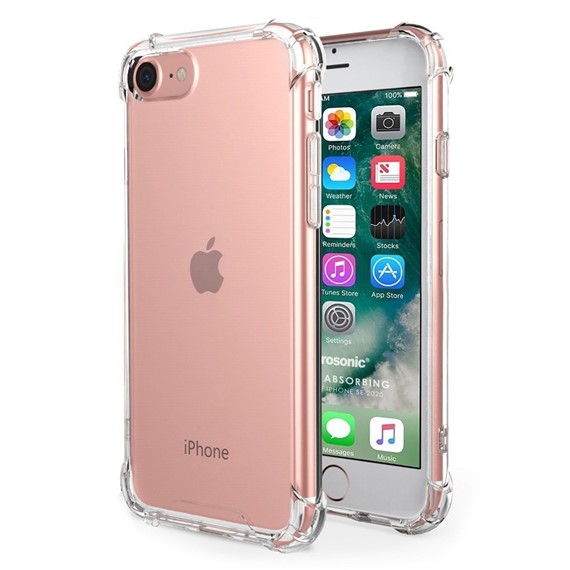 Microsonic Shock Absorbing Kılıf Apple iPhone SE 2020 Şeffaf 1