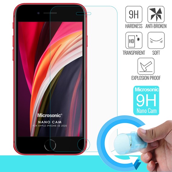 Microsonic Apple iPhone SE 2022 Nano Cam Ekran Koruyucu 1