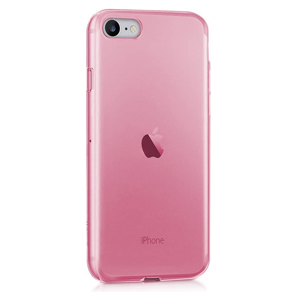 Microsonic Apple iPhone SE 2022 Kılıf Transparent Soft Pembe 2