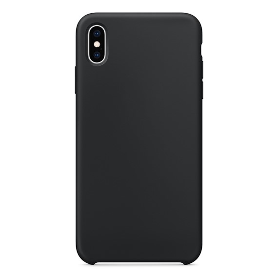 Microsonic Apple iPhone X Kılıf Liquid Lansman Silikon Siyah 2