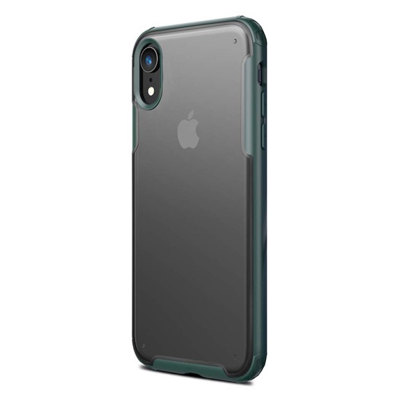Microsonic Apple iPhone XR Kılıf Frosted Frame Yeşil 2