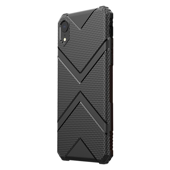 Microsonic Apple iPhone XR Kılıf Diamond Shield Siyah 2