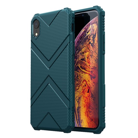 Microsonic Apple iPhone XR Kılıf Diamond Shield Yeşil 1