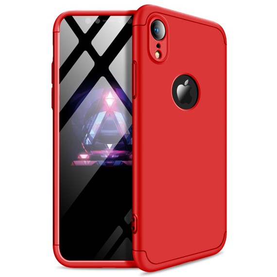 Microsonic Apple iPhone XR 6 1 Kılıf Double Dip 360 Protective Kırmızı 1