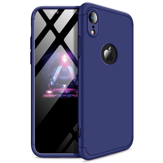 Microsonic Apple iPhone XR 6 1 Kılıf Double Dip 360 Protective Lacivert 1