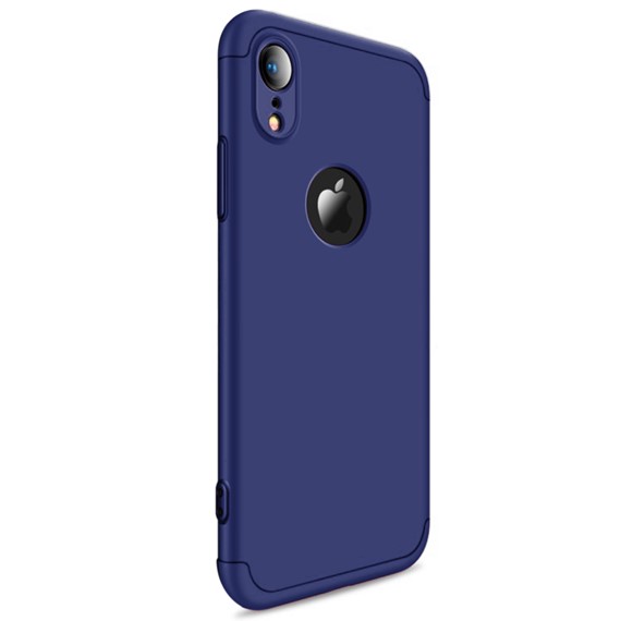 Microsonic Apple iPhone XR 6 1 Kılıf Double Dip 360 Protective Lacivert 2