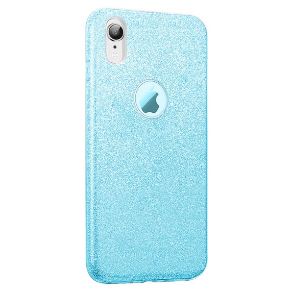 Microsonic Apple iPhone XR Kılıf Sparkle Shiny Mavi 2