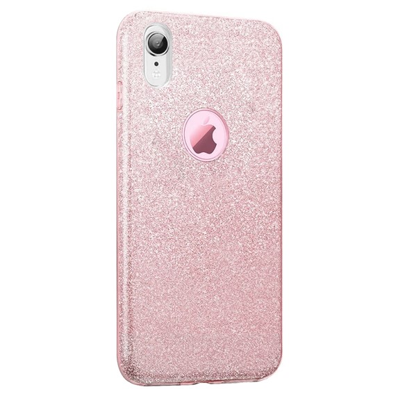 Microsonic Apple iPhone XR Kılıf Sparkle Shiny Rose Gold 2