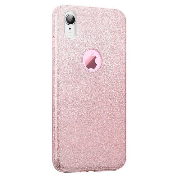 Microsonic Apple iPhone XR Kılıf Sparkle Shiny Rose Gold 2