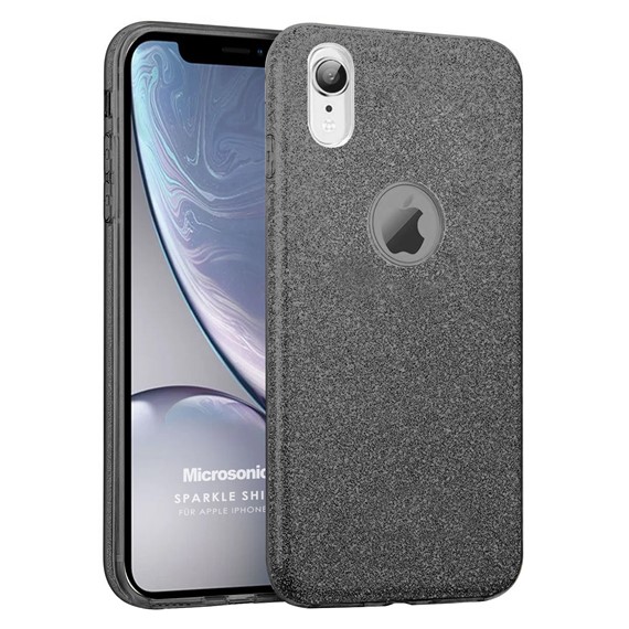 Microsonic Apple iPhone XR Kılıf Sparkle Shiny Siyah 1