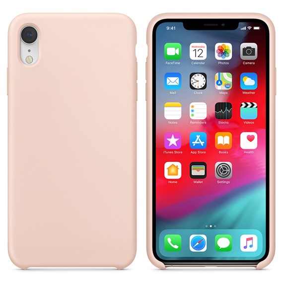 Microsonic Apple iPhone XR Kılıf Liquid Lansman Silikon Kum Pembesi 1