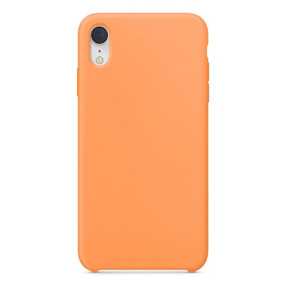 Microsonic Apple iPhone XR Kılıf Liquid Lansman Silikon Papaya 2