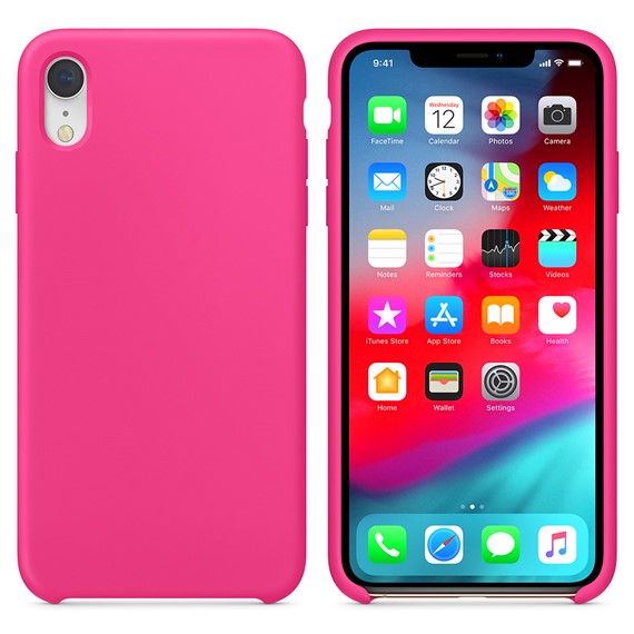 Microsonic Apple iPhone XR Kılıf Liquid Lansman Silikon Pitaya 1