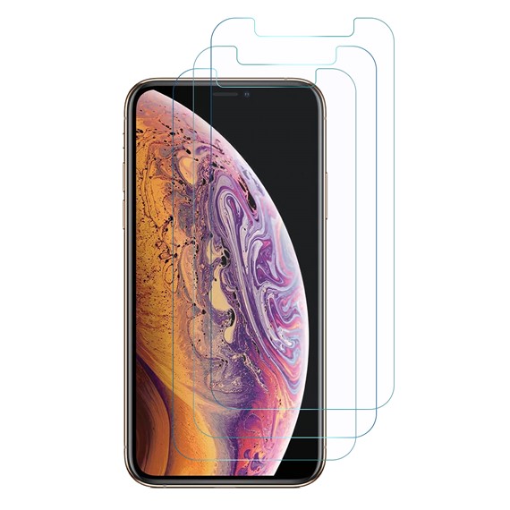 Microsonic Apple iPhone XS Ekran Koruyucu Nano Cam 3 lü Paket 2