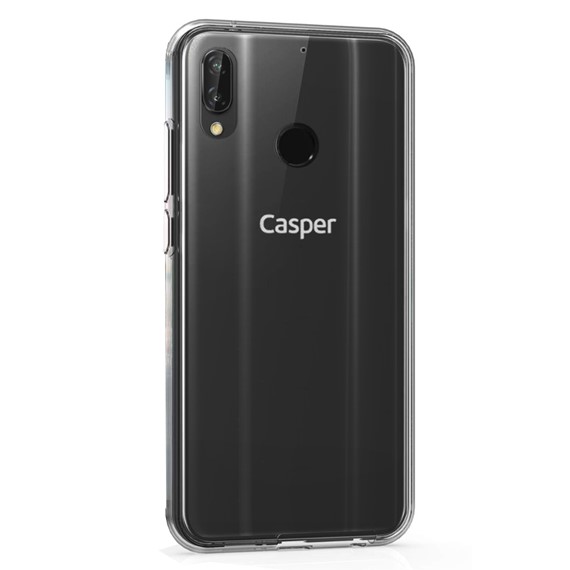 Microsonic Casper Via A3 Kılıf Transparent Soft Beyaz 2