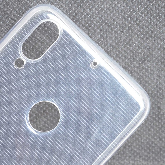 Microsonic Casper Via A3 Kılıf Transparent Soft Beyaz 5