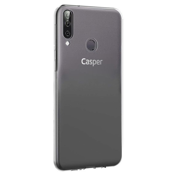 Microsonic Casper Via F3 Kılıf Transparent Soft Beyaz 2