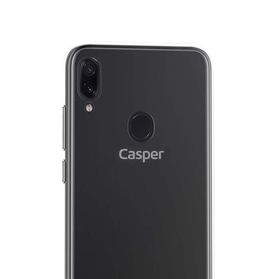 Microsonic Casper Via G4 Kılıf Transparent Soft Beyaz 3