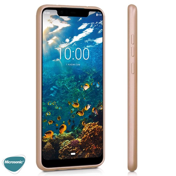 Microsonic Matte Silicone Casper Via P3 Kılıf Gold 5