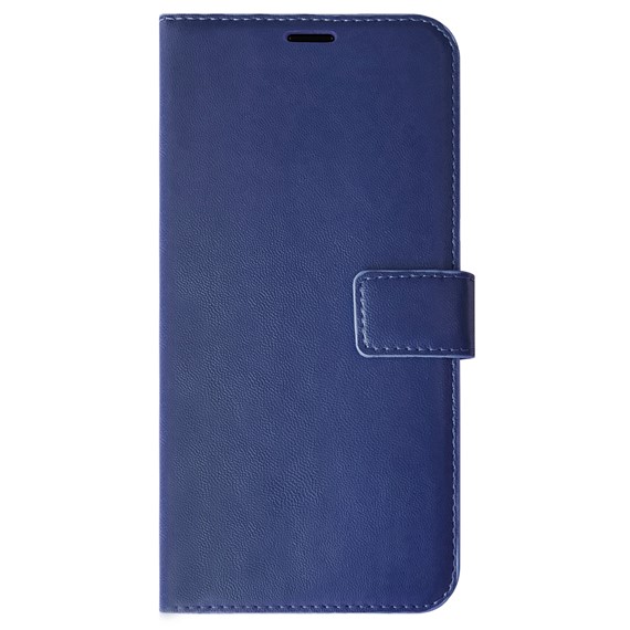 Microsonic Oppo A16 Kılıf Delux Leather Wallet Lacivert 2