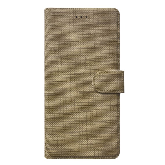 Microsonic Apple iPhone 14 Plus Kılıf Fabric Book Wallet Gold 2
