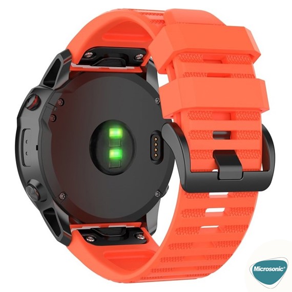 Microsonic Garmin Fenix 5X Plus Titanium Kordon Quick Fit Strap Band Yavruağzı 4