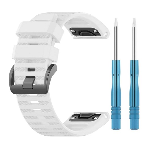 Microsonic Garmin Forerunner 935 Tri Bundle Kordon Quick Fit Strap Band Beyaz 2