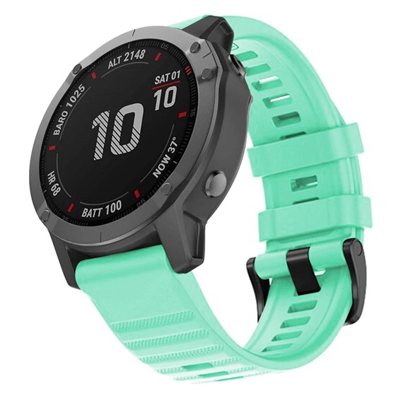 Microsonic Garmin Fenix 6 Pro Kordon Quick Fit Strap Band Mint 1