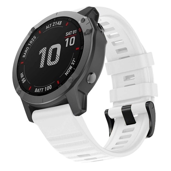 Microsonic Garmin Fenix E 47mm Kordon Quick Fit Strap Band Beyaz 1