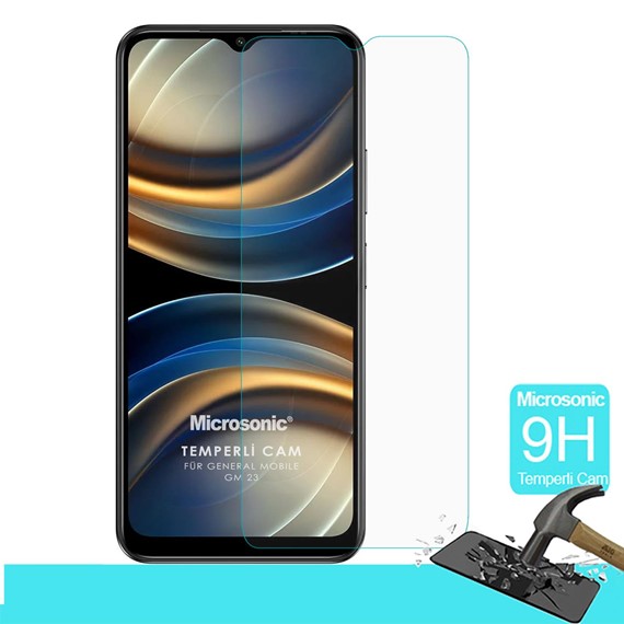 Microsonic General Mobile GM 23 Tempered Glass Cam Ekran Koruyucu 2
