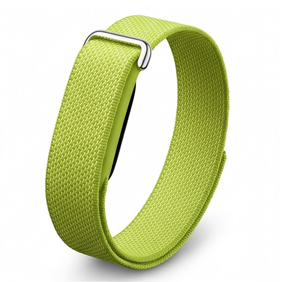 Microsonic Google Fitbit Air Kordon Hasırlı Kordon Woven Sport Loop Açık Yeşil 1