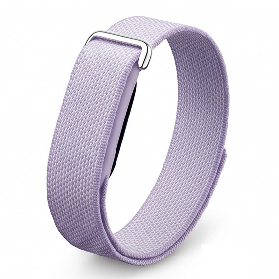 Microsonic Google Fitbit Air Kordon Hasırlı Kordon Woven Sport Loop Lila 1