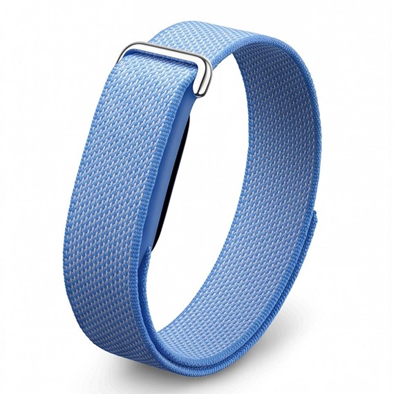 Microsonic Google Fitbit Air Kordon Hasırlı Kordon Woven Sport Loop Mavi 1