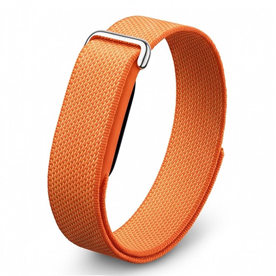 Microsonic Google Fitbit Air Kordon Hasırlı Kordon Woven Sport Loop Turuncu 1