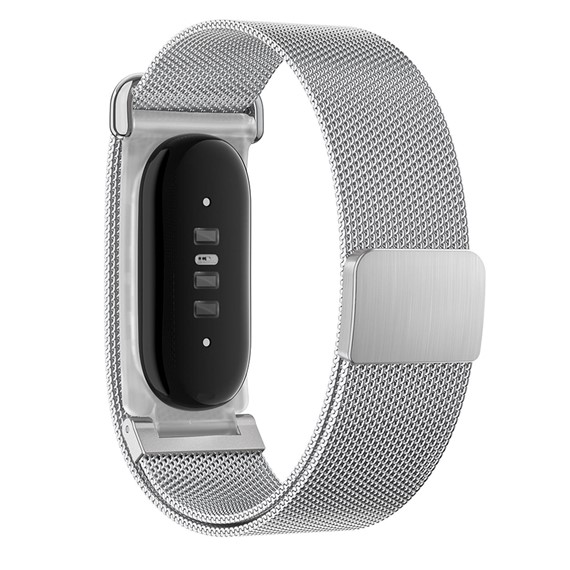 Microsonic Google Fitbit Air Kordon Milanese Loop Kordon Gümüş 2