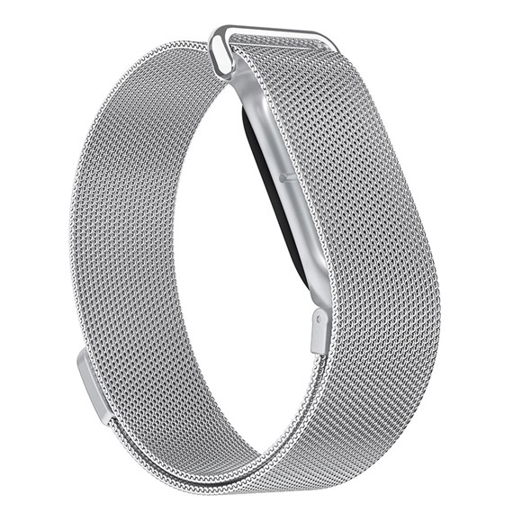 Microsonic Google Fitbit Air Kordon Milanese Loop Kordon Gümüş 3