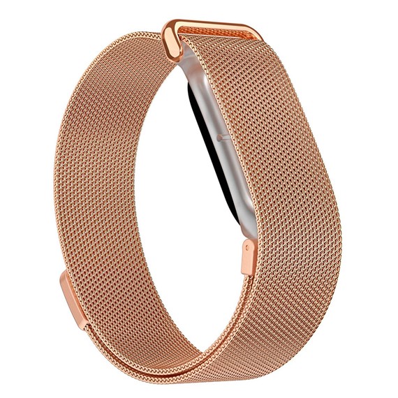 Microsonic Google Fitbit Air Kordon Milanese Loop Kordon Rose Gold 3