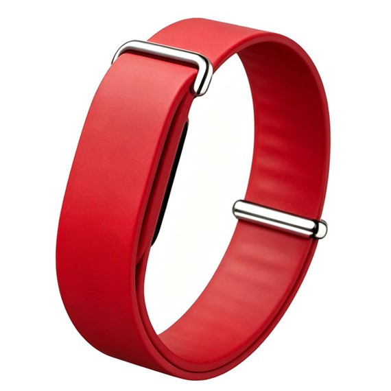 Microsonic Google Fitbit Air Kordon Silicone Sport Band Kırmızı 1