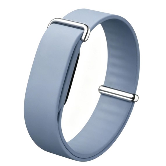 Microsonic Google Fitbit Air Kordon Silicone Sport Band Mavi 1